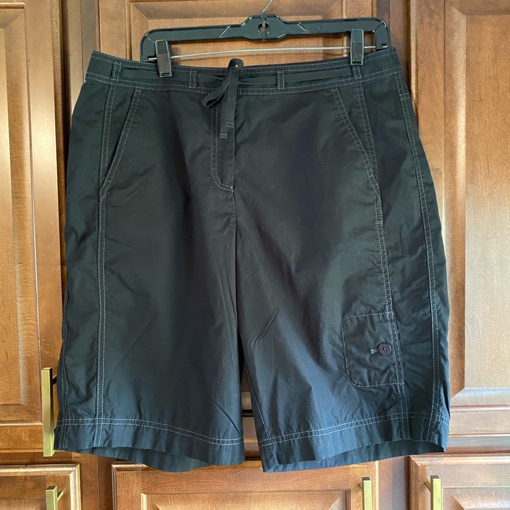 J. Jill Women's Black Bermuda Shorts Size 14